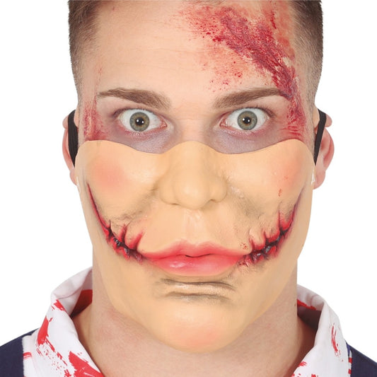 Mezza Maschera da Assassino in lattice