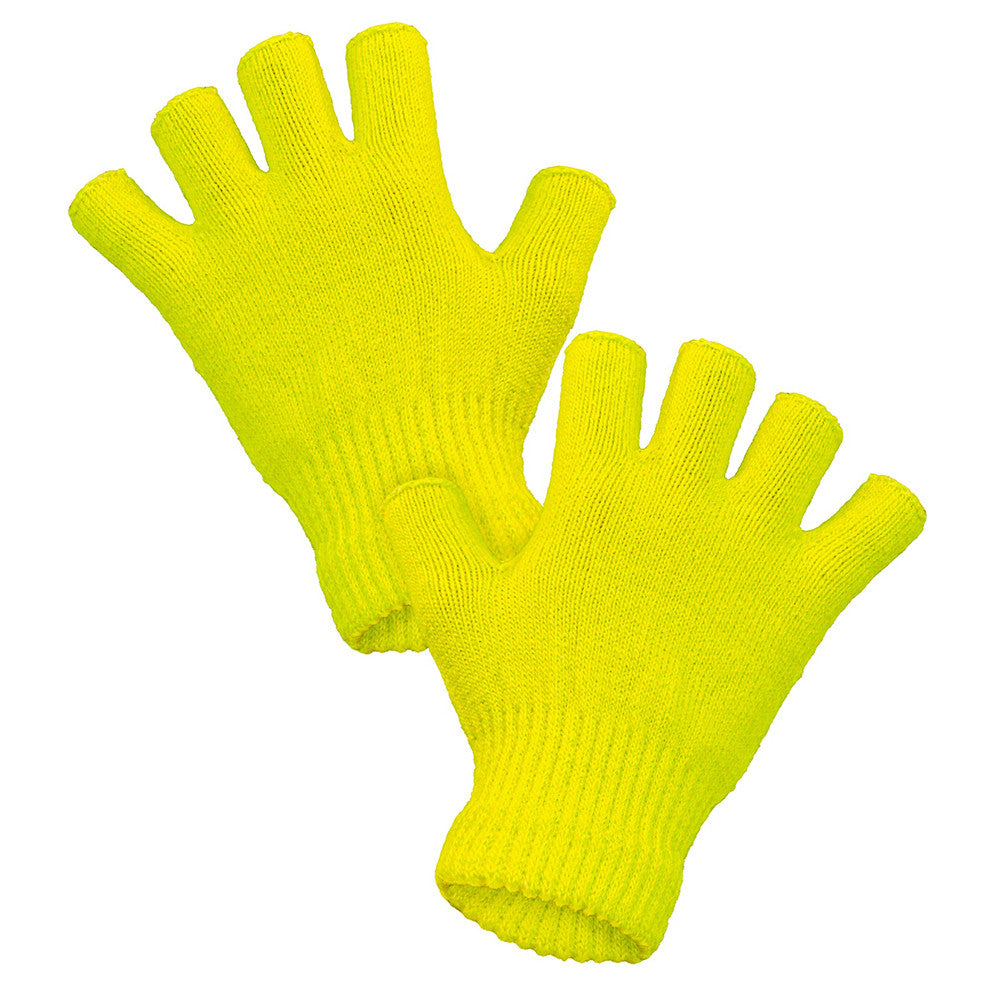 Guanti giallo neon