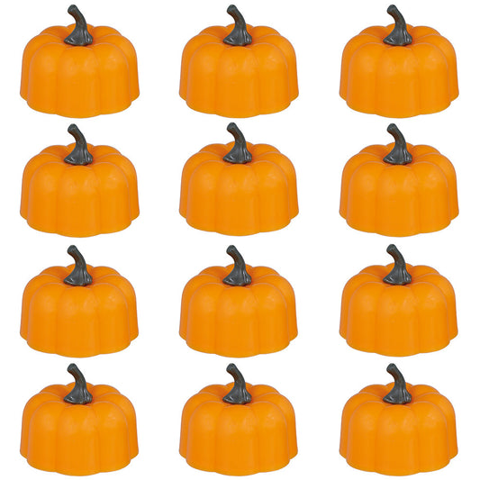 Confezione da 12 zucche luminose