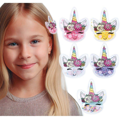 Confezione da 12 mollette unicorno 