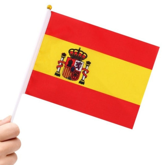 Confezione da 24 Banderine della Spagna 20x30cm