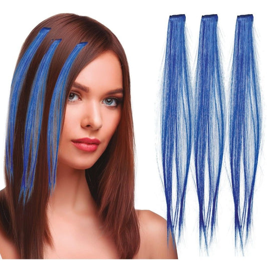 Pack di 3 Ciocche Blu