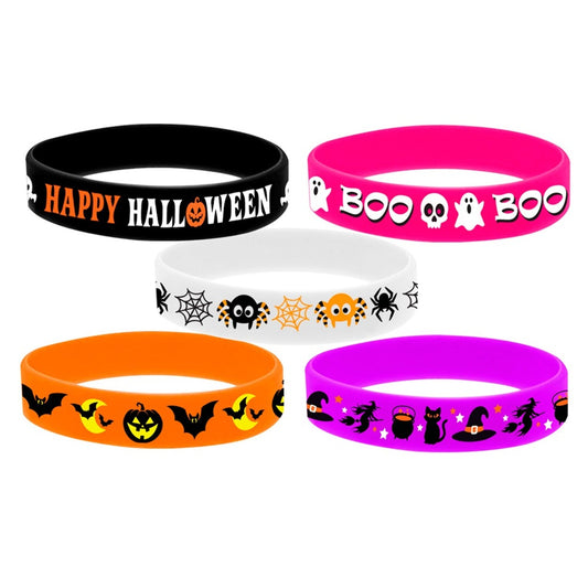 Pack di 5 braccialetti Halloween