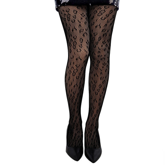 Collant a Rete Leopardo