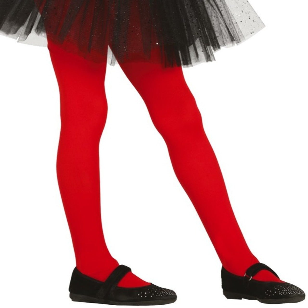 Collant rosso basic per bambini