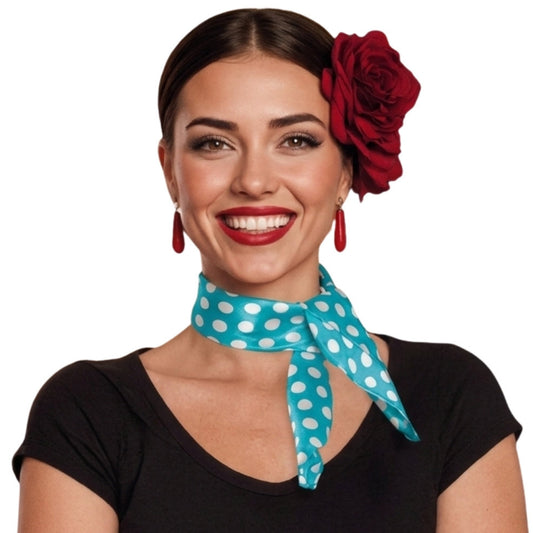 Foulard da Flamenca Blu 