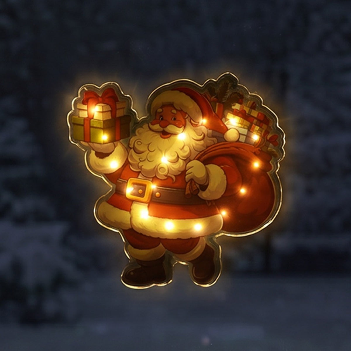 Adesivo in gel Babbo Natale