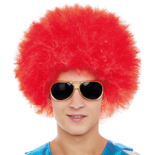Parrucca Afro Rossa
