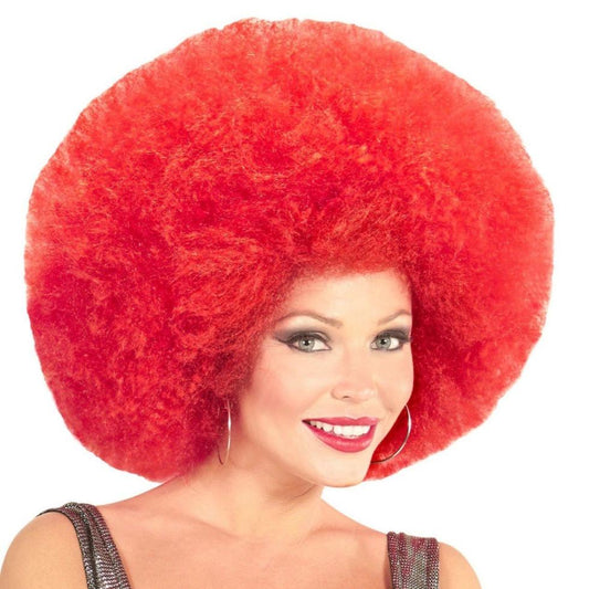 Parrucca Afro Super rossa