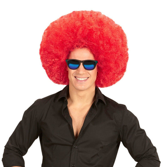 Parrucca Afro Super rossa