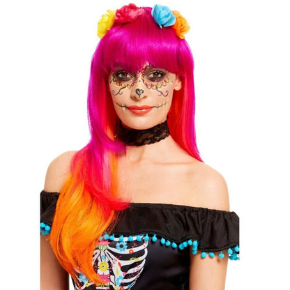 Parrucca da Catrina Deluxe