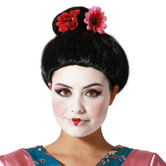Parrucca da Geisha Fiori