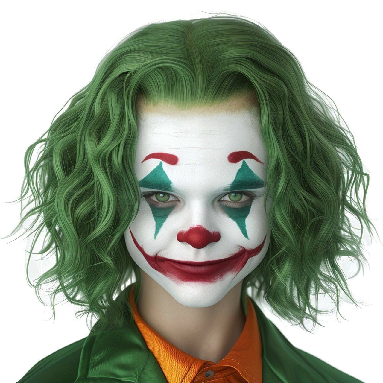 Parrucca da Joker per bambino