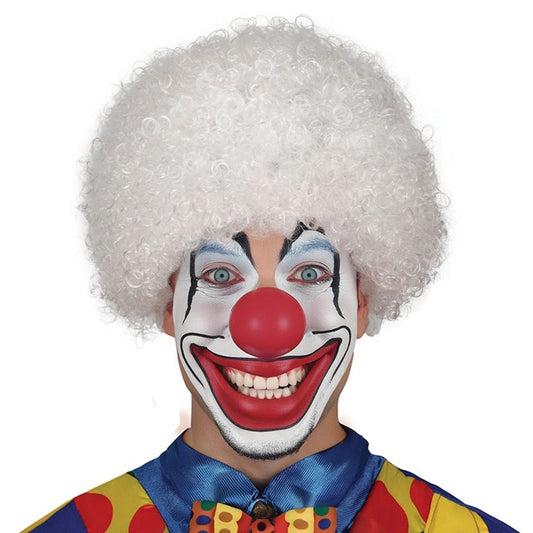 Parrucca da Clown Bianca