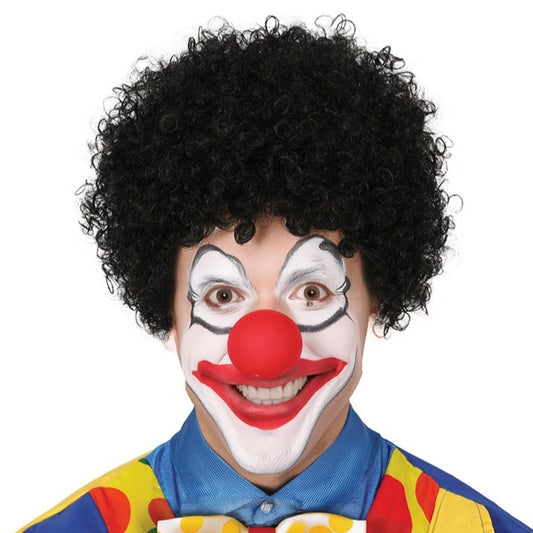Parrucca da Clown Nera
