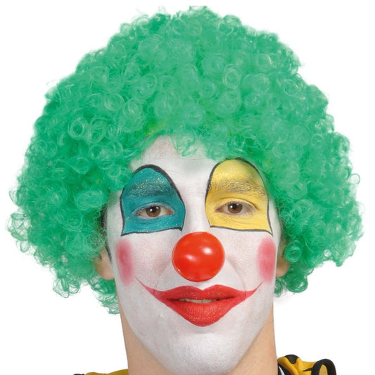 Parrucca da clown verde