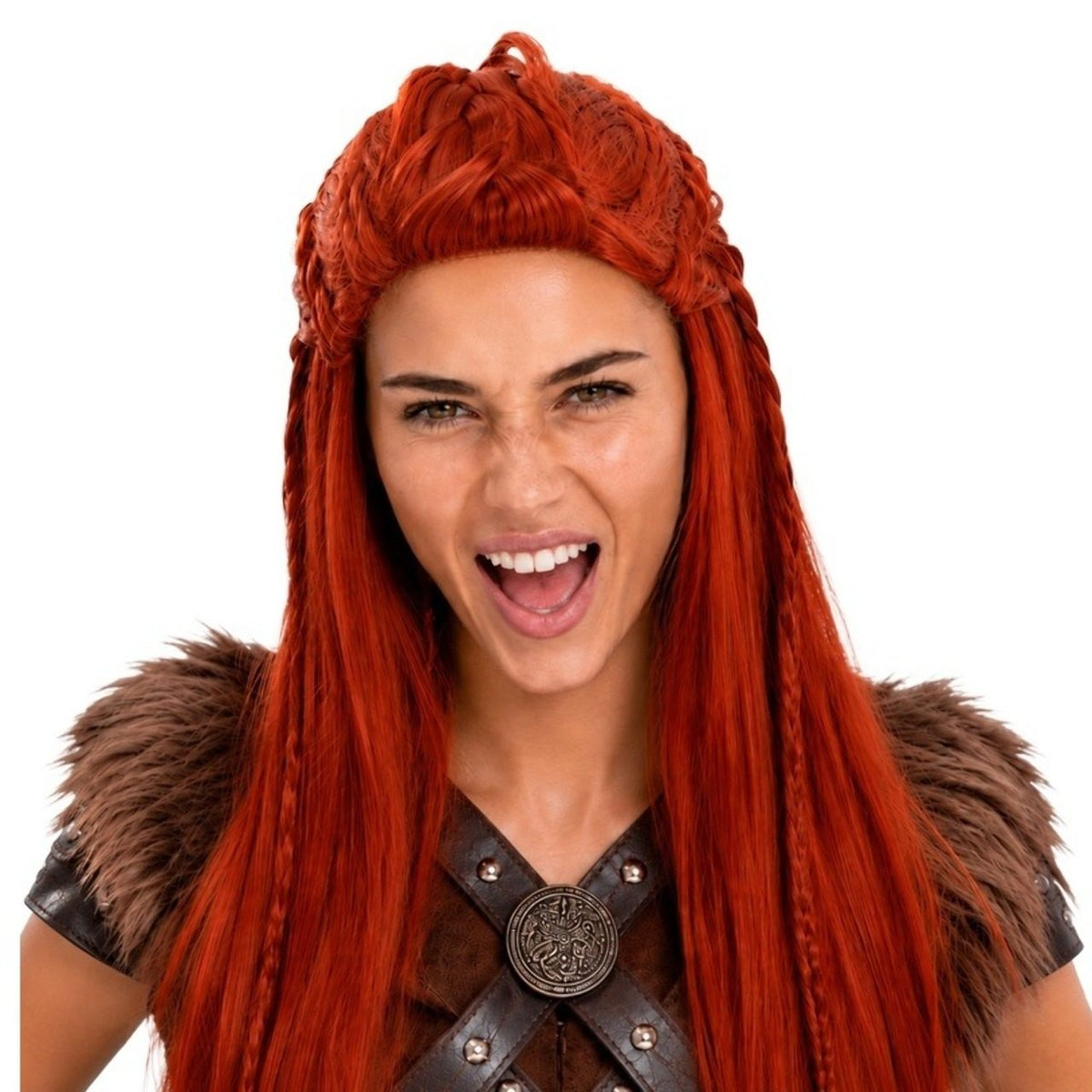 Parrucca Rossa Vikinga