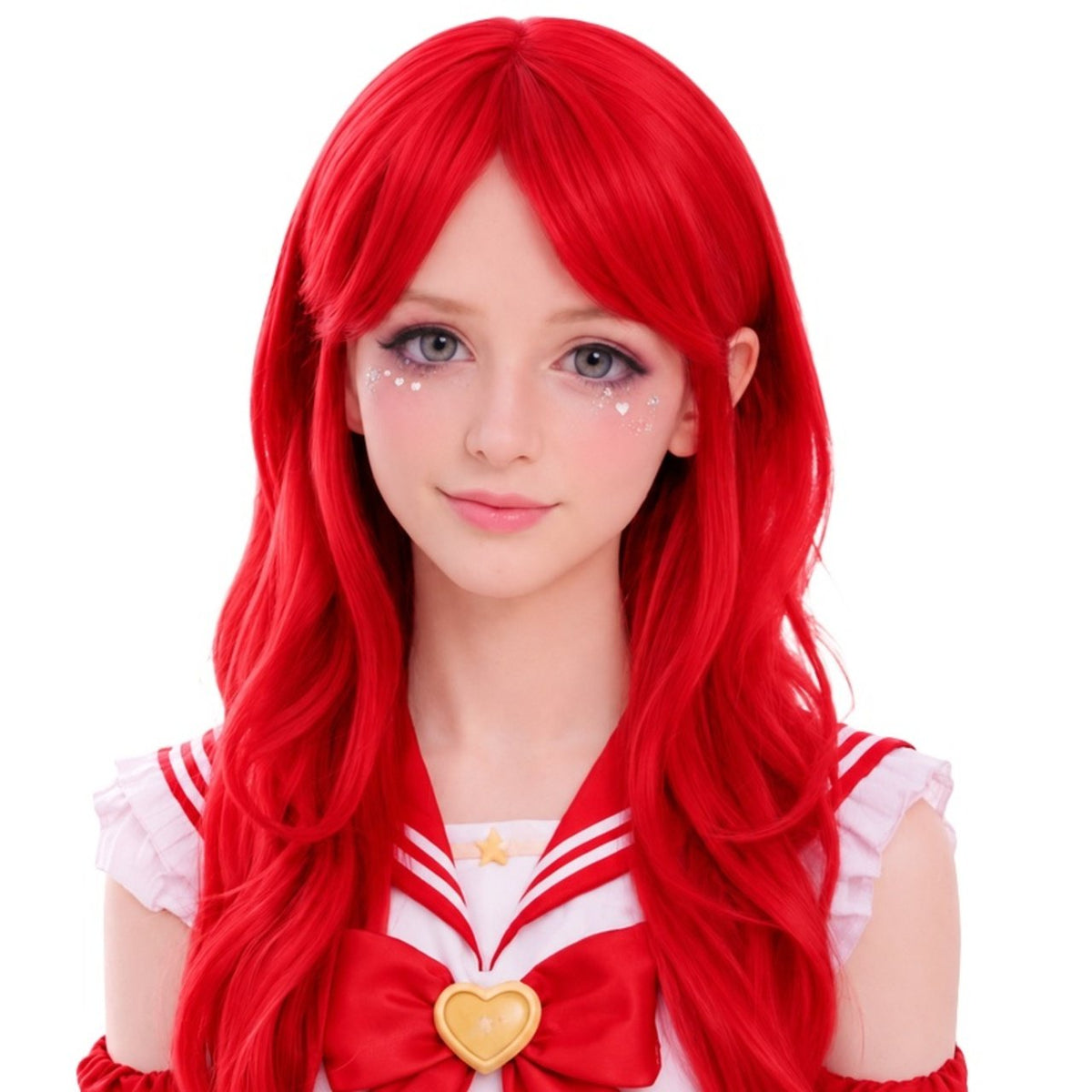 Parrucca Rossa Lunga Cosplay