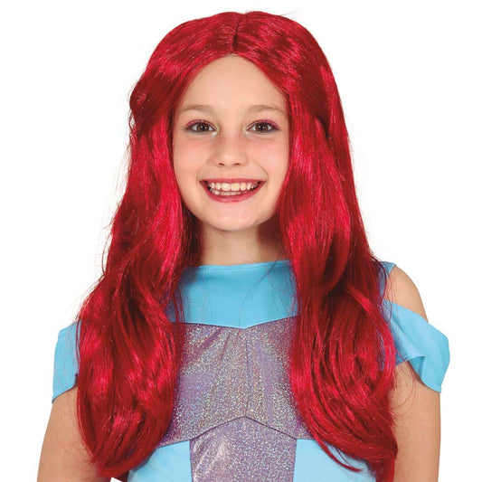 Parrucca Rossa Sirenetta bambina
