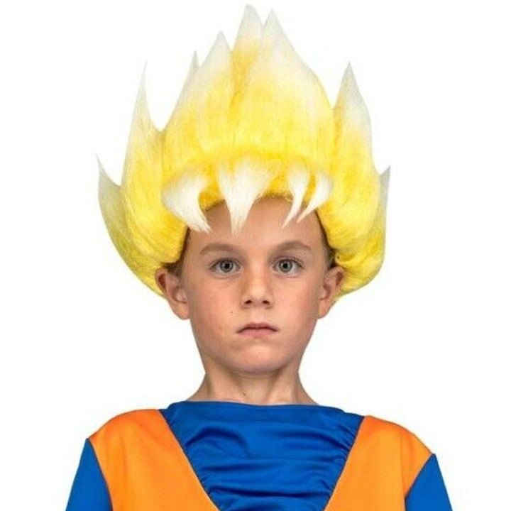 Parrucca da Goku Sayan per bambini