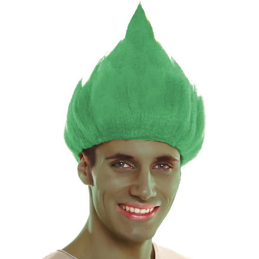 Parrucca Troll Verde