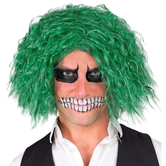 Parrucca verde Joker sinistro