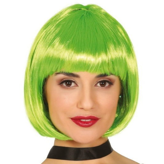 Parrucca Verde Capelli Corti 