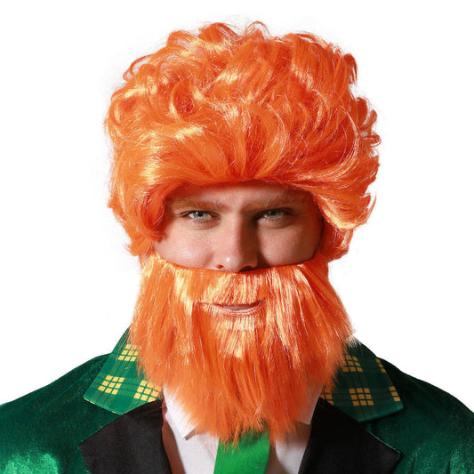 Parrucca e Barba Rossastro
