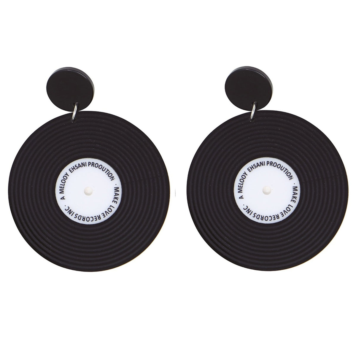 Orecchini con Dischi Vinile