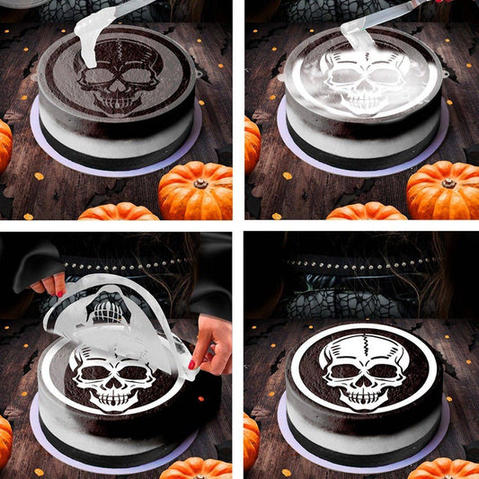 Stencil Scheletro Decorazione per Torte