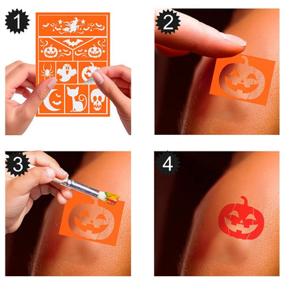 Stencil Trucco da Strega per bambini
