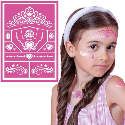 Stencil Trucco da Principessa per bambini