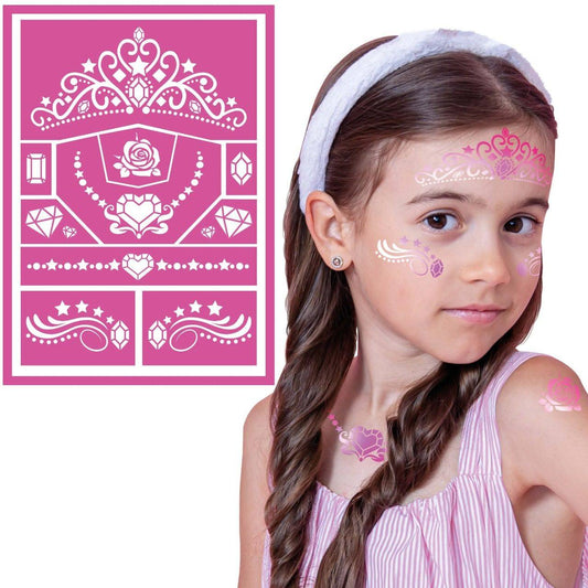 Stencil Trucco da Principessa per bambini