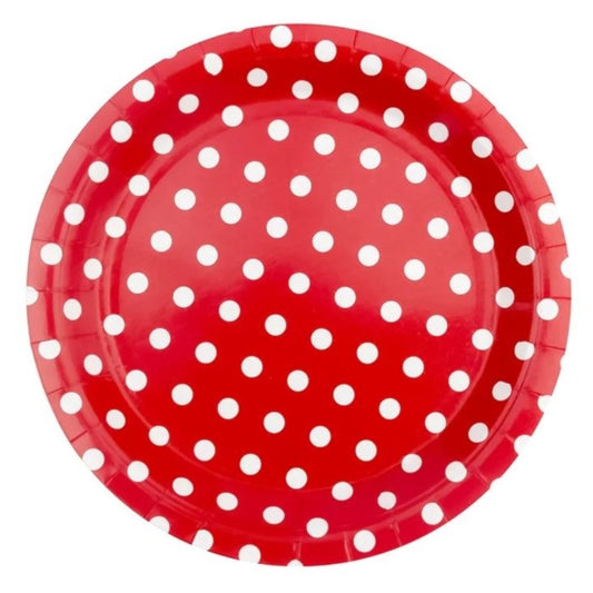 Piatti da Fiera Rossi a Pois