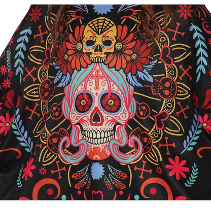 Poncho da Catrina Muerte per bambina
