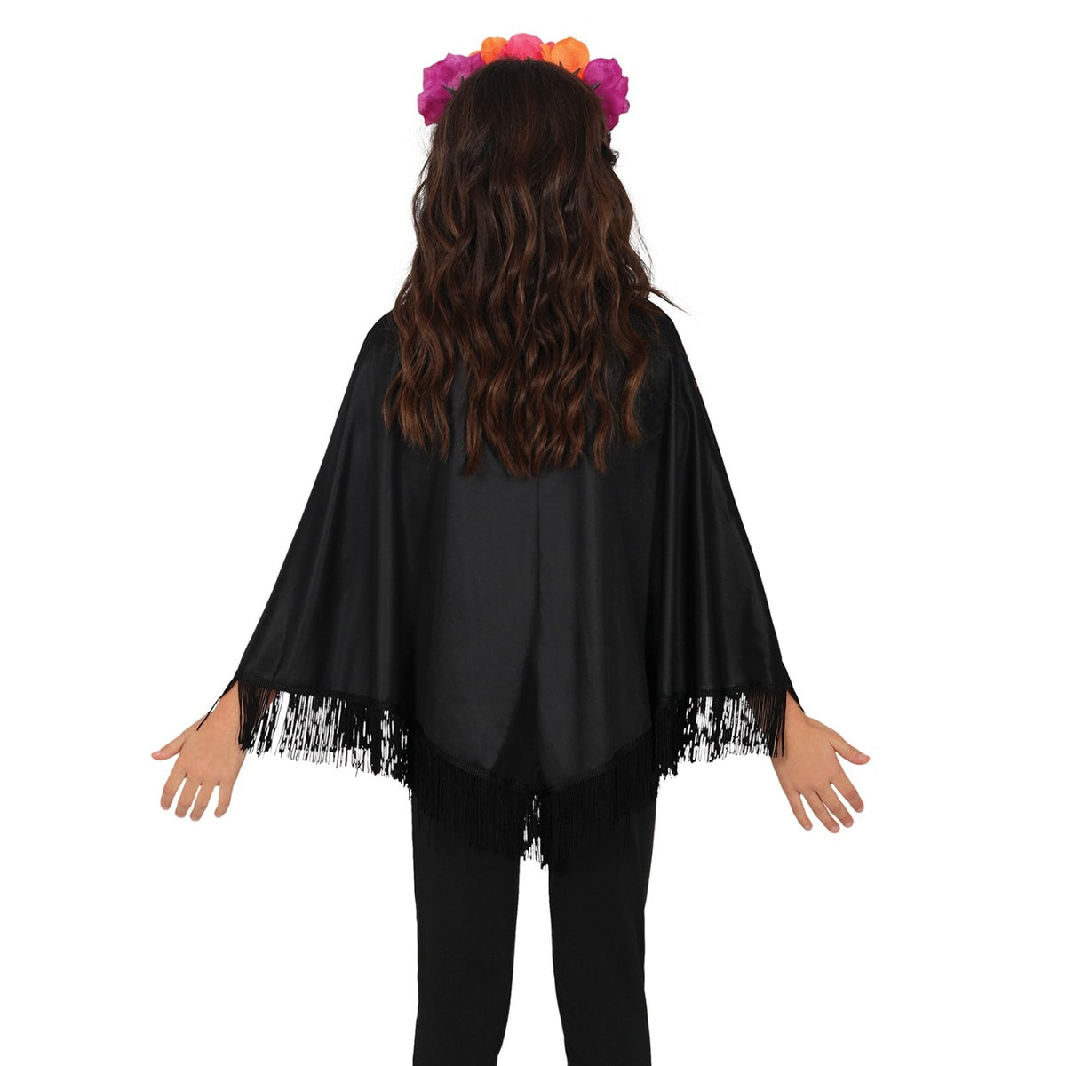 Poncho da Catrina Muerte per bambina