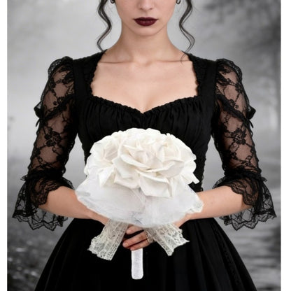 Mazzo di Rose Bianche Deluxe