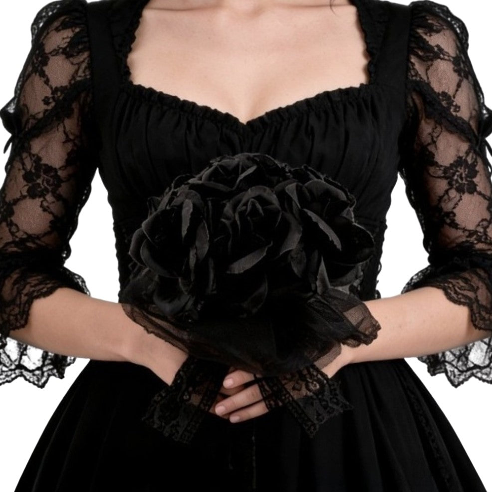 Mazzo di Rose Nere Deluxe
