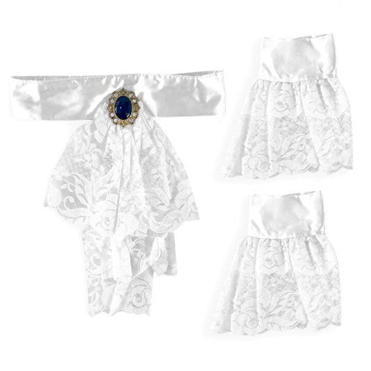 Set Jabot e polsini dell'epoca