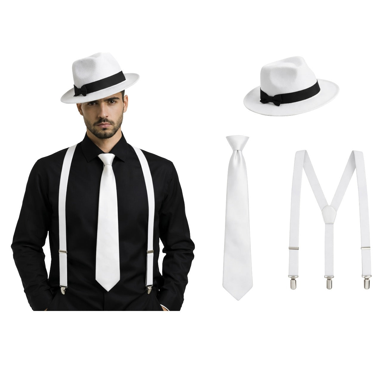 Set da Gangster Bianco