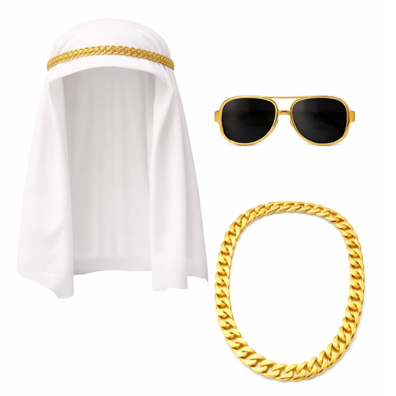 Set da Sceicco Arabo Dorato