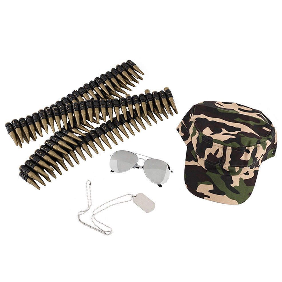 Set da Militare Mimetico Verde
