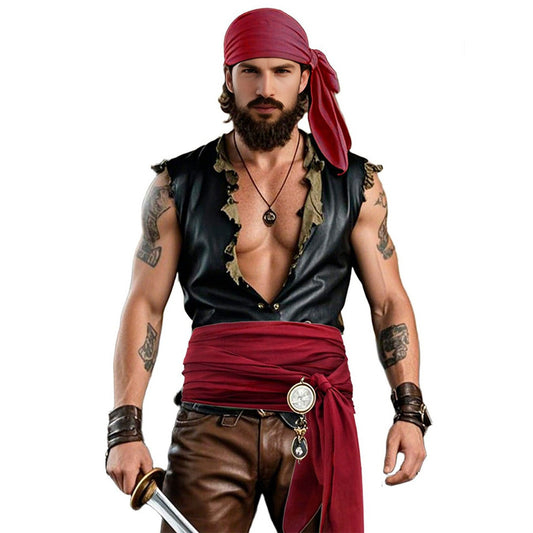 Set da Pirata Corsaro Rosso 