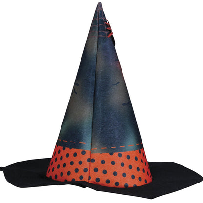 Cappello da strega arancione per bambini