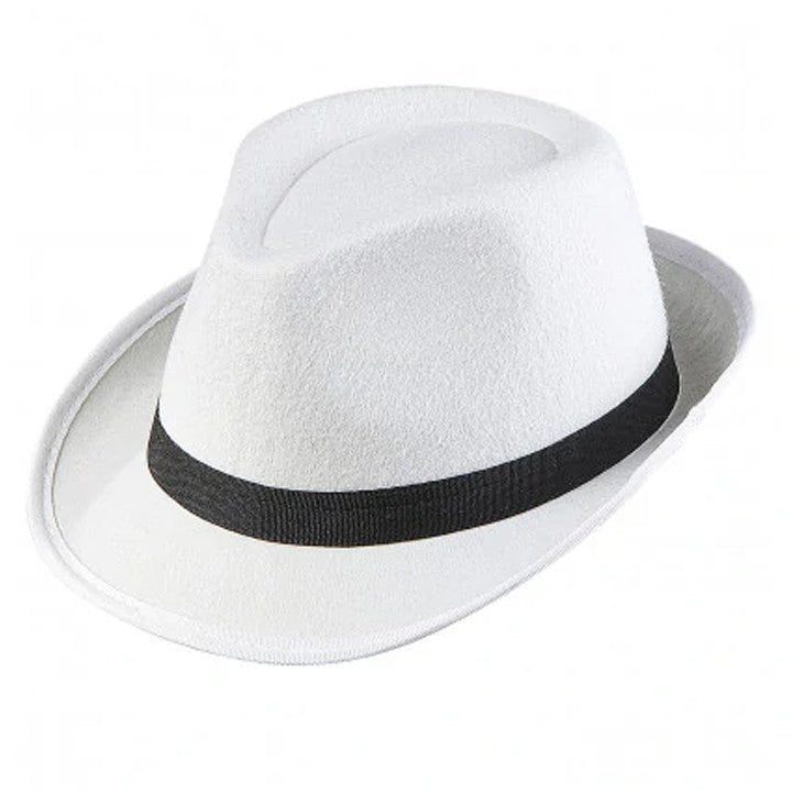 Cappello da Gangster bianco per bambini