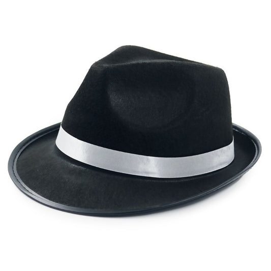 Cappello da Gangster Nero Classico