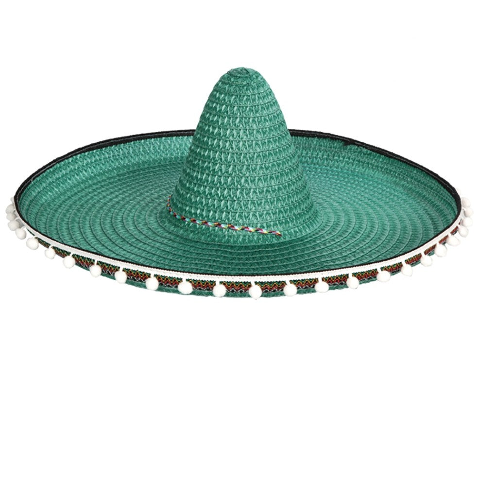 Cappello Messicano Verde Grande Deluxe