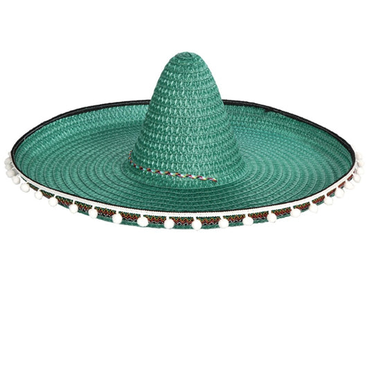 Cappello Messicano Verde Grande Deluxe