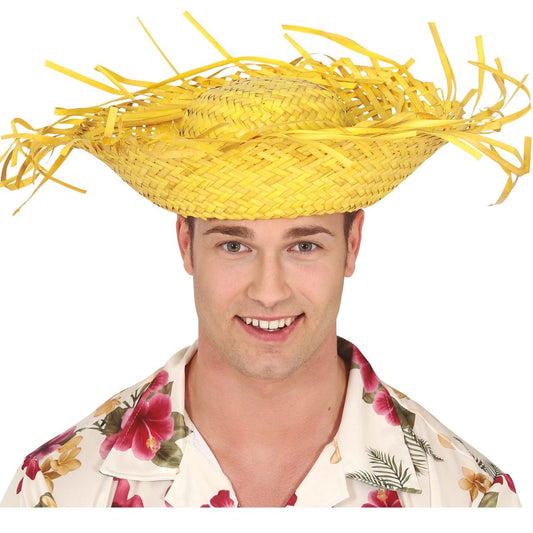 Cappello di paglia giallo