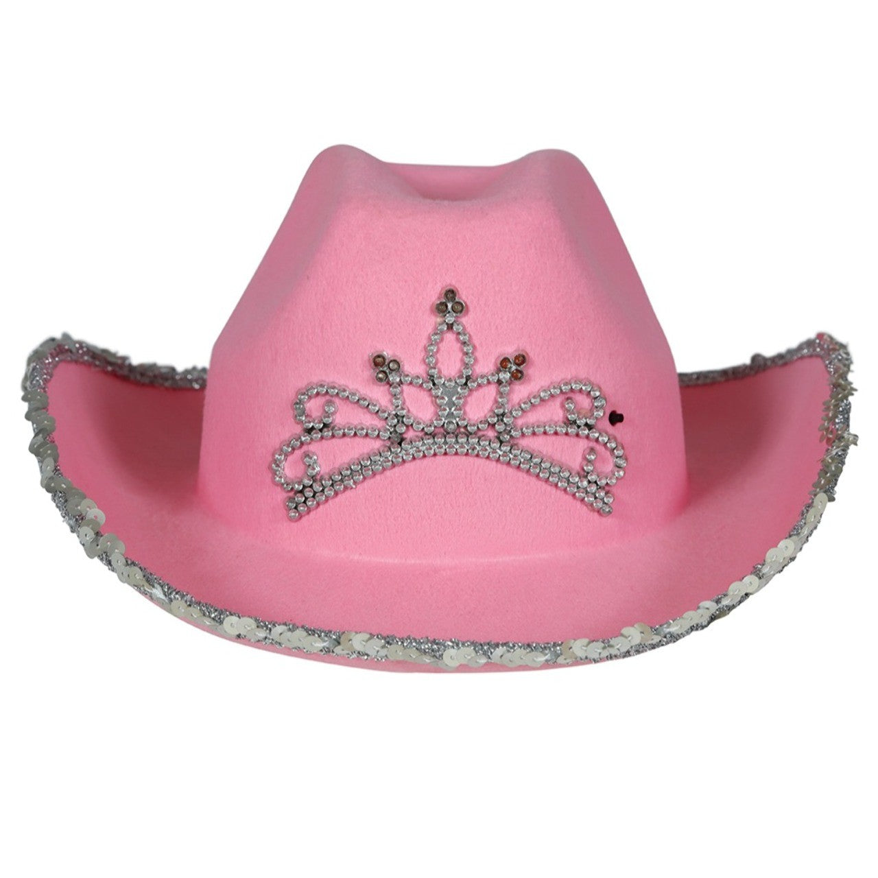 Cappello da Cowgirl rosa Corona per bambini